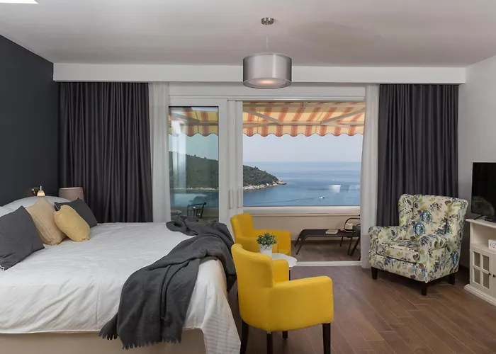 Amorino Of - With Balcony And Sea View Lovor ドゥブロブニク